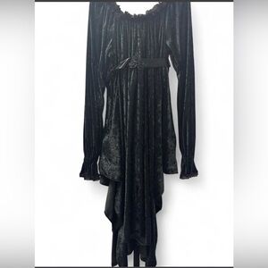 Eternal NYC Green Velvet Goth Dress size M